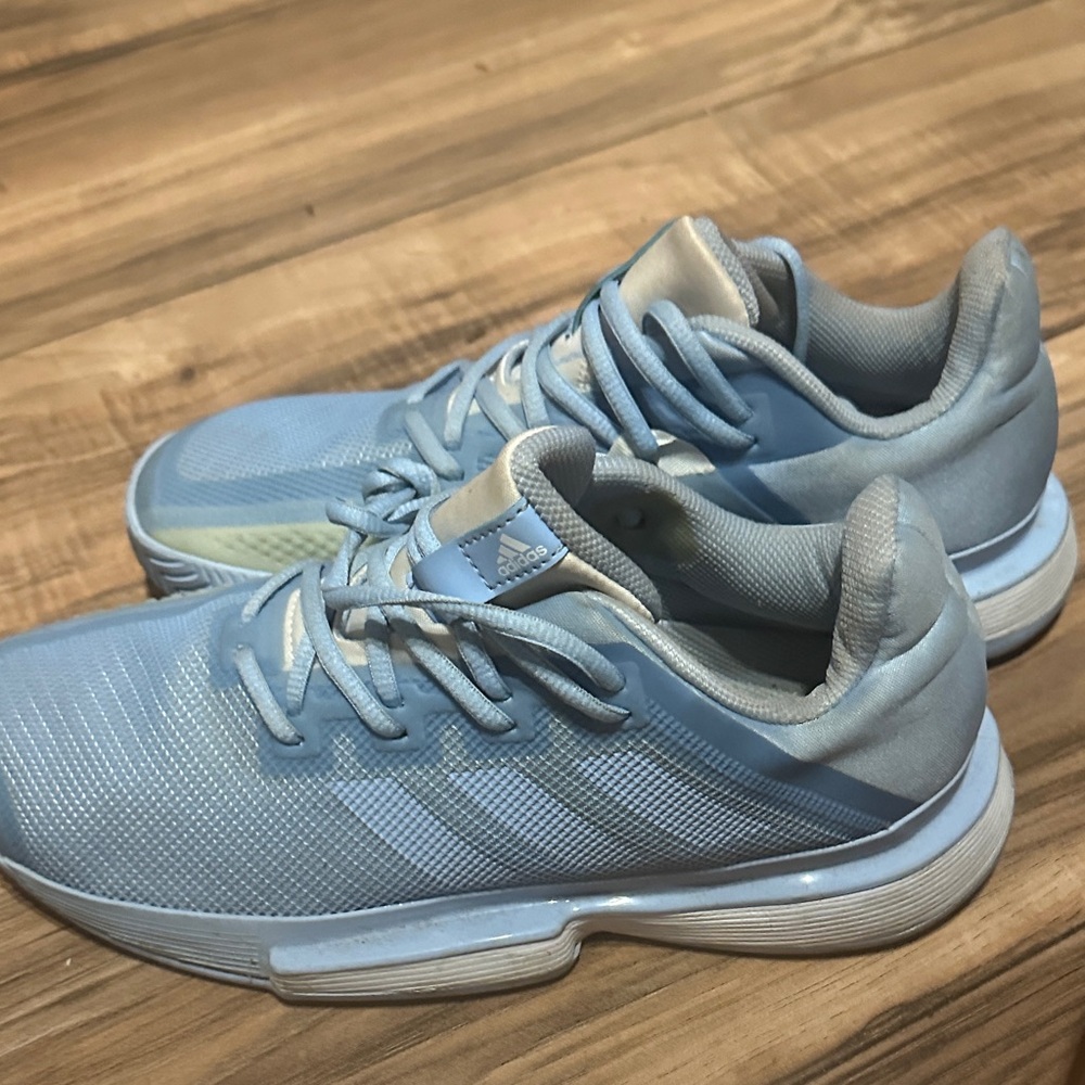 Adidas Sky Blue Athletic Shoes